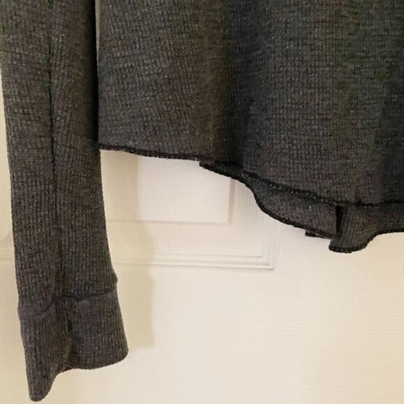WILDFOX winter diet long sleeve cassidy thermal t-shirt top gray grey size XS - Picture 8 of 9